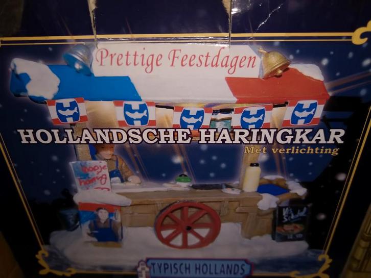 Typisch Hollands Kerstdorp Haringkar viskraam kerst, Diversen, Kerst, Ophalen