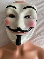 Guy Fawkes Masker - V for Vendetta, Anonymous, Ophalen of Verzenden, Gebruikt, Toneelattributen of Onderdelen