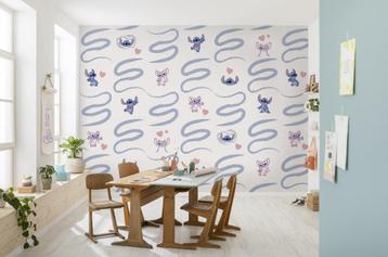 Stitch en Angel Vlies Behang - 300x250 - Gratis Verzending beschikbaar voor biedingen