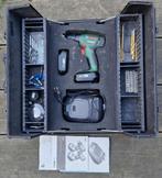 Bosch PSR 1440 LI-2 Accuboormachine - 14,4 V - met toolbox, Doe-het-zelf en Verbouw, Gereedschap | Boormachines, Ophalen, Gebruikt