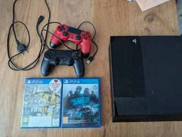Ps4 +2 controllers+ fifa, need for spee beschikbaar voor biedingen