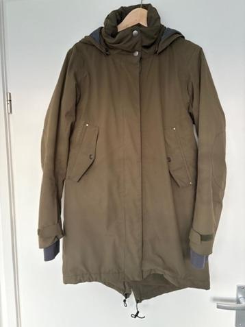Didriksons Parka- Winterjas Dames - Maat 36- Groen beschikbaar voor biedingen