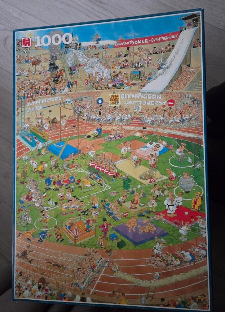 Haasteren olympics 1000st, Hobby en Vrije tijd, Denksport en Puzzels, Zo goed als nieuw, 500 t/m 1500 stukjes, Ophalen of Verzenden