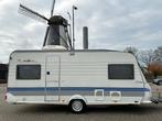 Caravan Hobby Prestige*  nieuwstaat incl Dorema-Tent Airco, 1000 - 1250 kg, Vast bed, Particulier, Rondzit