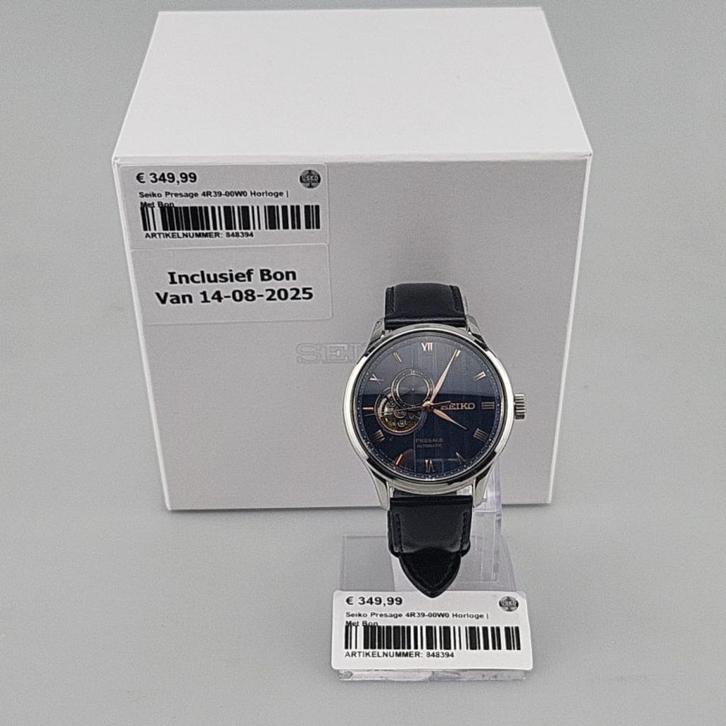 Seiko Presage 4R39-00W0 Horloge | Met Bon, Sieraden, Tassen en Uiterlijk, Horloges | Heren, Zo goed als nieuw