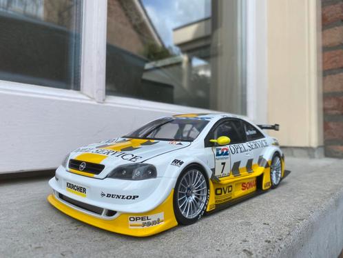 1:18 Opel Astra G Coupe V8 #7 Reuter DTM 2000 Action / JJTOP, Hobby en Vrije tijd, Modelauto's | 1:18, Zo goed als nieuw, Auto