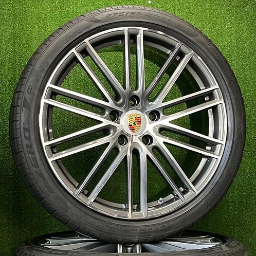 Originele 21 inch Porsche Panamera Turbo velgen met banden, Auto-onderdelen, Banden en Velgen, Banden en Velgen, Zomerbanden, 21 inch