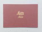 Leica Leitz folder voor 0 serie reiisue 10500, Folder, Ophalen of Verzenden, Zo goed als nieuw, Leica Leitz