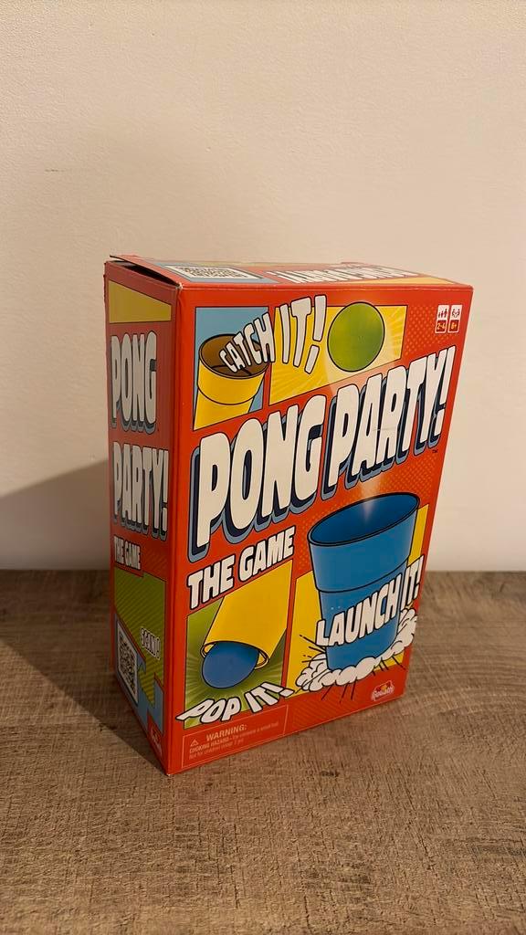 Spel Pong Party, Hobby en Vrije tijd, Gezelschapsspellen | Kaartspellen, Nieuw, Een of twee spelers, Drie of vier spelers, Ophalen of Verzenden