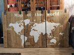 Map of the world, wanddecoratie, Huis en Inrichting, Ophalen of Verzenden, Zo goed als nieuw