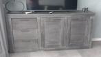 7 delig  meubelset Dressoir Eetkamertafel Salontafel Kast., Ophalen, Eikenhout, 50 tot 100 cm, 150 tot 200 cm