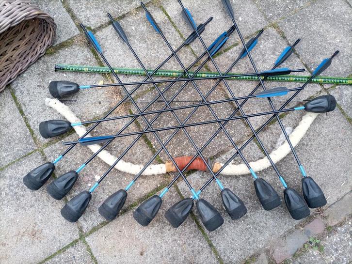LARP Boog Set - Ruiterboogje met Pijlen en Mand, Hobby en Vrije tijd, Kostuums, Theaterbenodigdheden en LARP, Gebruikt, Overige typen