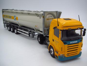 Tekno - Scania R380 miniatuur Tanker '' de Rijke '' 1:50 beschikbaar voor biedingen