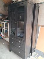 Hemnes vitrinekast, Huis en Inrichting, Kasten | Dressoirs, Ophalen, Zo goed als nieuw, 25 tot 50 cm, 50 tot 100 cm