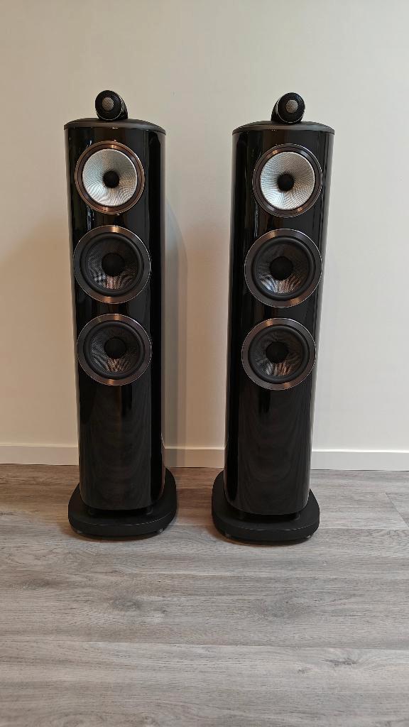 Bowers & Wilkins 804 D4 - High-end luidsprekers, Audio, Tv en Foto, Luidsprekers, Zo goed als nieuw, Front, Rear of Stereo speakers