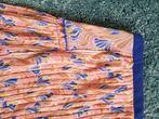 Mina UK plisse rok peach roze oranje kobaltblauw 36 /S nieuw, Oranje, Ophalen of Verzenden, Zo goed als nieuw, Maat 36 (S)