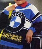 Automerken trui breipatroon, Hobby en Vrije tijd, Breien en Haken, Ophalen of Verzenden, Zo goed als nieuw, Breien, Patroon of Boek