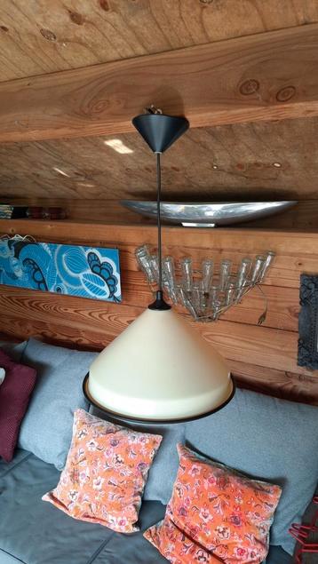 Kunststof hanglamp jaren 80, lees de beschrijving  beschikbaar voor biedingen