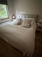 Boxpring HACO taupe beige, bed 180x200, zeer goede staat, Huis en Inrichting, Ophalen, Beige, Tweepersoons, Zo goed als nieuw