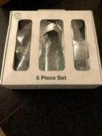 NIEUW! Waterfles met glazen €4,99, Glas of Glazen, Nieuw, Ophalen of Verzenden, Glas