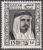 Qatar Michel 163 Sjeik Ahmed bin Ali al-Thani met opdruk, Ophalen of Verzenden, Postfris, Midden-Oosten