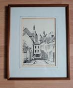 Litho, zeefdruk Gé Brugmans 's-Hertogenbosch Waterstraat, Antiek en Kunst, Ophalen of Verzenden