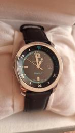 Baume & Mercier Formula S, Overige merken, Staal, Ophalen of Verzenden, Leer
