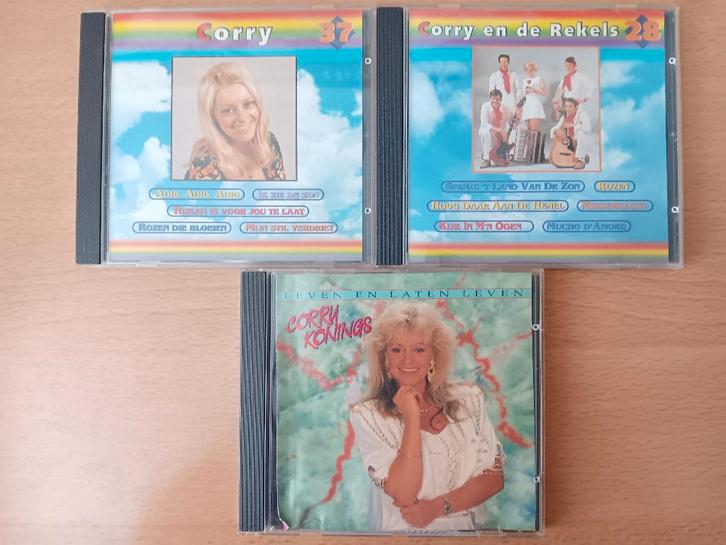 3 mooie originele cd's van Corry / Corry en de Rekels, Cd's en Dvd's, Cd's | Nederlandstalig, Gebruikt, Levenslied of Smartlap