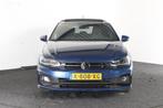 Volkswagen Polo 1.0 TSI R-line 2X | NL-auto | panoramadak |, Stof, Gebruikt, Euro 6, Blauw