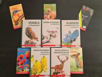 Natuurboeken + veldgidsen postcodeloterij compleet oa vogels beschikbaar voor biedingen