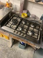 Boretti Kookplaat gas 740/500 met wok pit, Witgoed en Apparatuur, Kookplaten, Gebruikt, Ophalen of Verzenden, Inbouw, Gas
