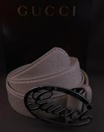 Gucci dames riem - wit - zilveren Gucci gesp - NIEUW, Kleding | Dames, Riemen en Ceinturen, 3 tot 5 cm, Verzenden, Wit, Nieuw