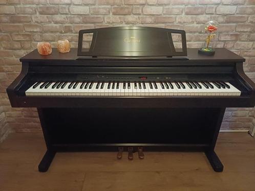 Yamaha Clavinova., Muziek en Instrumenten, Piano's, Gebruikt, Piano, Bruin, Digitaal, Ophalen