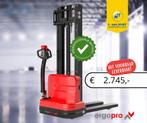 ERGOPRO stapelaar - onderhoudsvrije Li-ION batterij!, Stapelaar, 1000 tot 2000 kg, Elektrisch, Verzenden