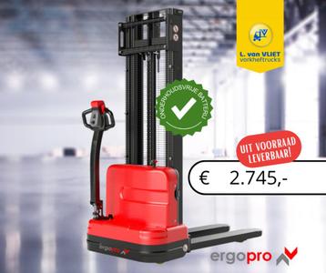 ERGOPRO stapelaar - onderhoudsvrije Li-ION batterij! beschikbaar voor biedingen