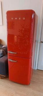Grote rode Smeg koelkast Fab32r7, Witgoed en Apparatuur, Koelkasten en IJskasten, Ophalen, Gebruikt, 200 liter of meer, 60 cm of meer