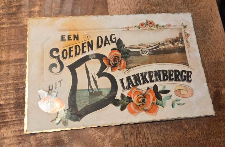 Een Goeden Dag uit Blankenberge, Verzamelen, Ansichtkaarten | Themakaarten, Gelopen, Voor 1920, Overige thema's, Verzenden