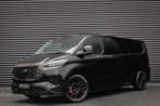 Ford Transit Custom 340 L2H1 Limited 65 kWh 218PK / JB- EDIT, Auto's, Bestelauto's, Zwart, 4 cilinders, Zwart, Adaptive Cruise Control