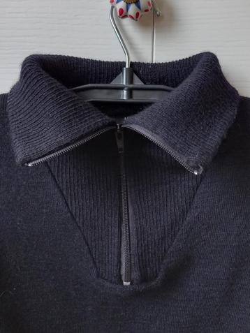 Schipperstrui maat m 100%wol donkerblauw beschikbaar voor biedingen
