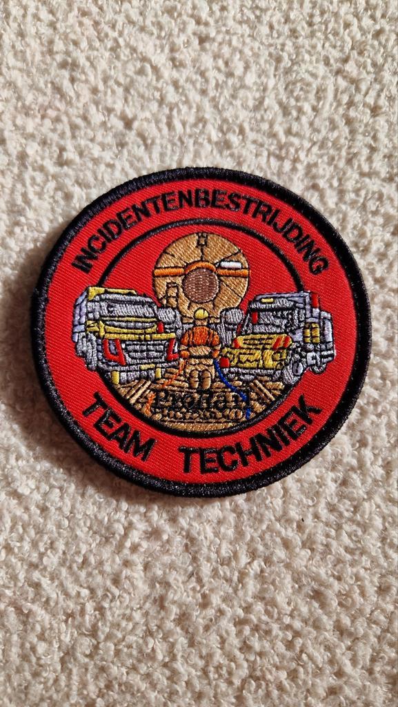 Patch Prorail Incidentbestrijding Team Techniek (IBT), Verzamelen, Spoorwegen en Tramwegen, Zo goed als nieuw, Tram, Overige typen