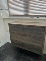Eiken badkamermeubel, Ophalen of Verzenden, Gebruikt, 25 tot 50 cm, Minder dan 100 cm