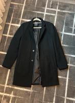 Lange jas mantel jas, Kleding | Heren, Maat 46 (S) of kleiner, Ophalen of Verzenden, Zo goed als nieuw, Zwart