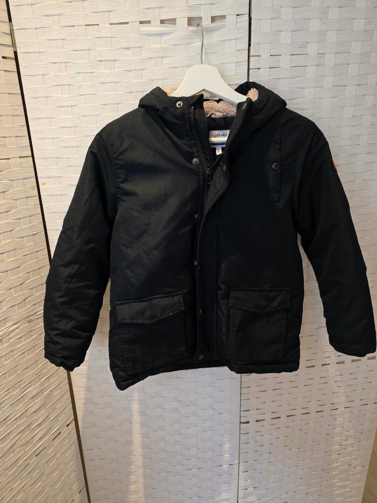 Winterjas orange stars maat 140/146, Ophalen of Verzenden, Zo goed als nieuw, Jongen, Orange Stars