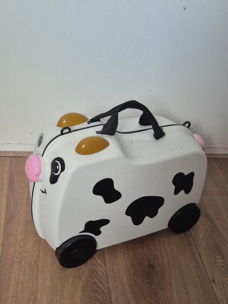Trunki, Reiskoffer kind, logeerkoffer, Sieraden, Tassen en Uiterlijk, Koffers, Gebruikt, Hard kunststof, Minder dan 50 cm, Minder dan 35 cm