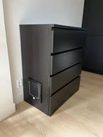 IKEA Malm ladekast met kattenluik, Huis en Inrichting, Kasten | Ladekasten, Ophalen, 50 tot 100 cm, Zo goed als nieuw, 3 of 4 laden