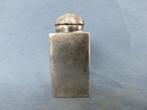 Antiek Flesje / busje in zilver met schroefdop - 20e eeuw, Antiek en Kunst, Antiek | Goud en Zilver, Ophalen of Verzenden, Zilver