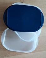 Vleeswaren Bakjes tupperware, Ophalen of Verzenden, Zo goed als nieuw, Blauw, Overige typen