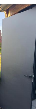Svedex Nieuwbouw Deur - Zwart Gelakt + Klink, 80 tot 100 cm, 215 cm of meer, Binnendeur, Nieuw