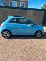 Fiat 500 automaat 2011 Blauw full option, Particulier, 30 €/maand, 915 kg, 25 km/l