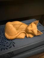 Houten Kat Beeldje, Ophalen of Verzenden